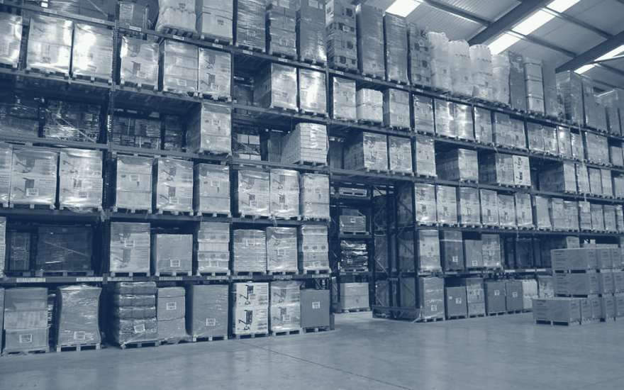 Distribution warehouse racking